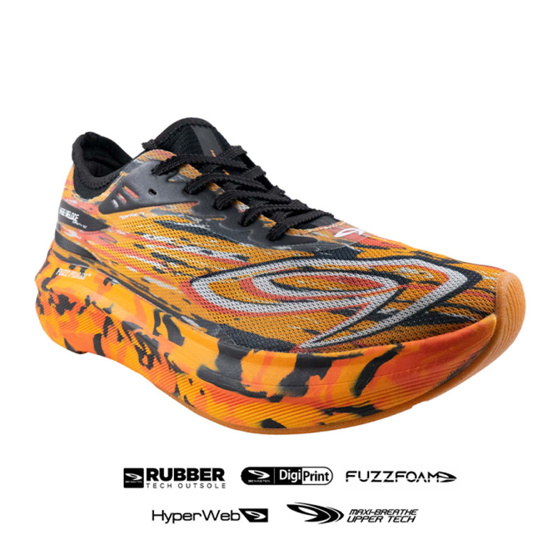 Jual Sepatu Lari Nineten Haze Veloce Gravity Hitam Orange Original N76713425042401 - hoops.ncrsport.com